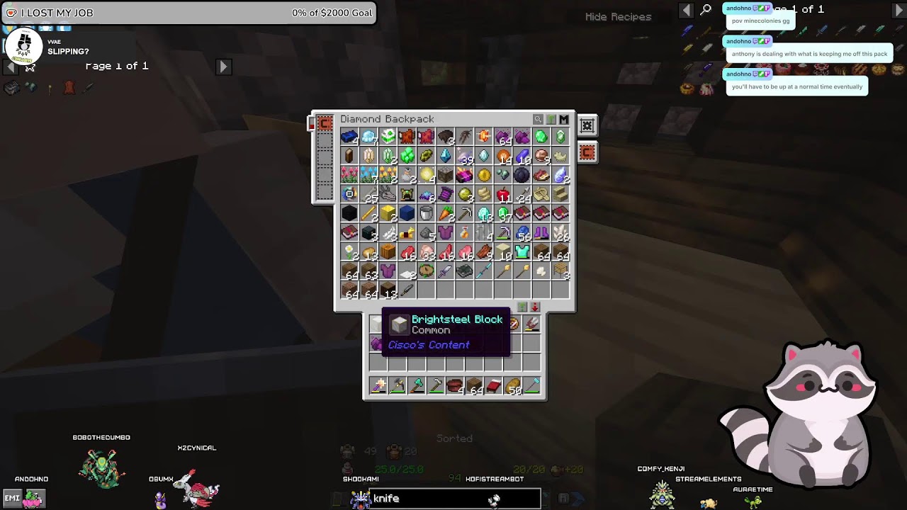 🦝 ITS BEEN SO LONG IM SORRY TIME TO MINECRAFT GRIND | Chill Hangout | !discord !socials