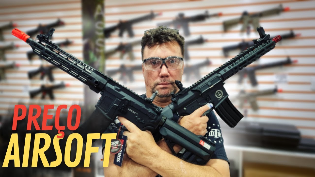 PREÇOS DE AIRSOFT 💥 DO BÁSICO AO PREMIUM !!