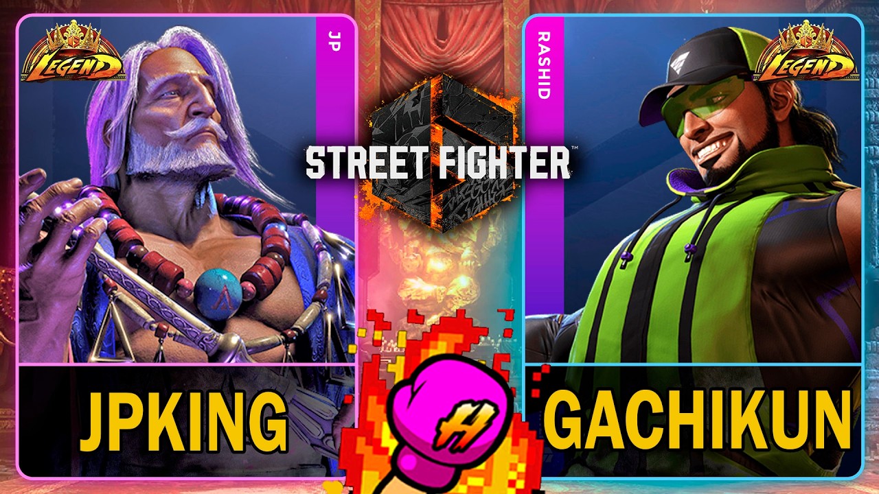 SF6 JPKing (JP) VS Gachikun (RASHID)🥊Street Fighter 6🥊スト6🥊4K 60ᶠᵖˢ