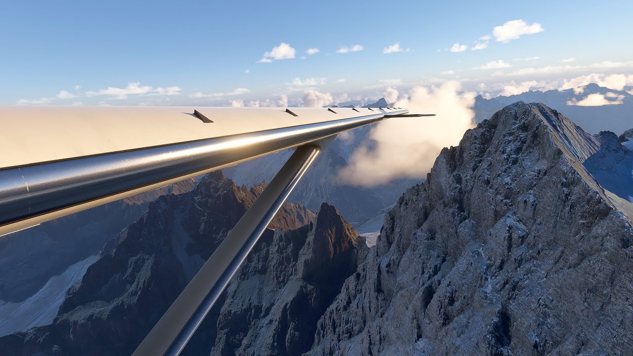 MSFS 2024►►Alps►FSREALISRIC+ and CHASEPLANE/Google maps pro