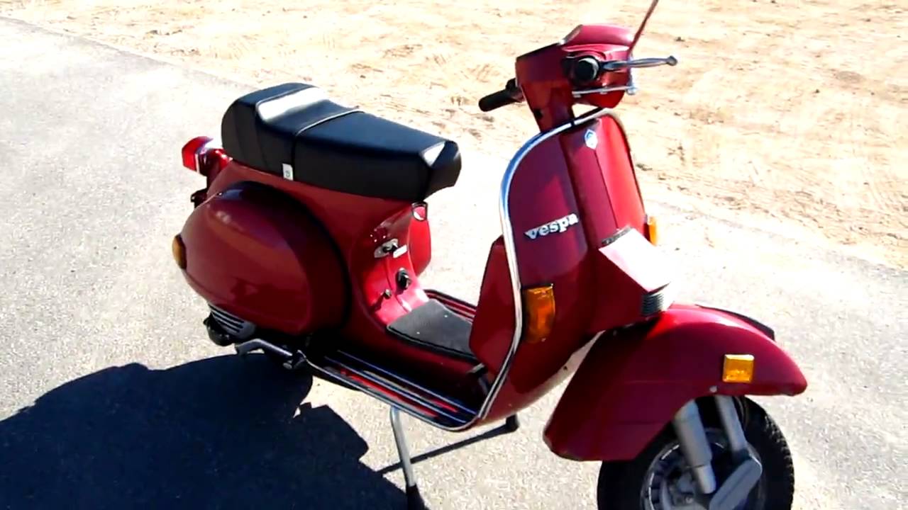 1986 Vespa PX 150 Engine Start
