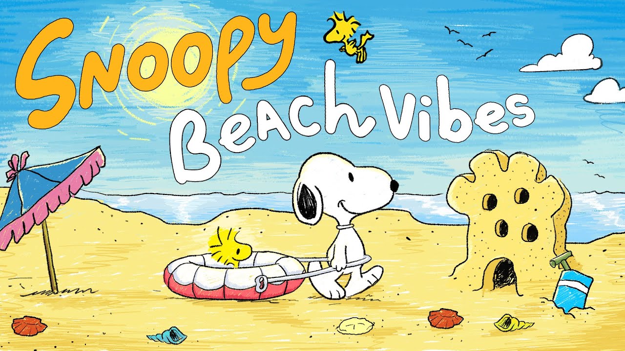 Cozy Beach Jazz with Snoopy 🐶☀️🌴 | Smooth Tunes for Relaxing Moments