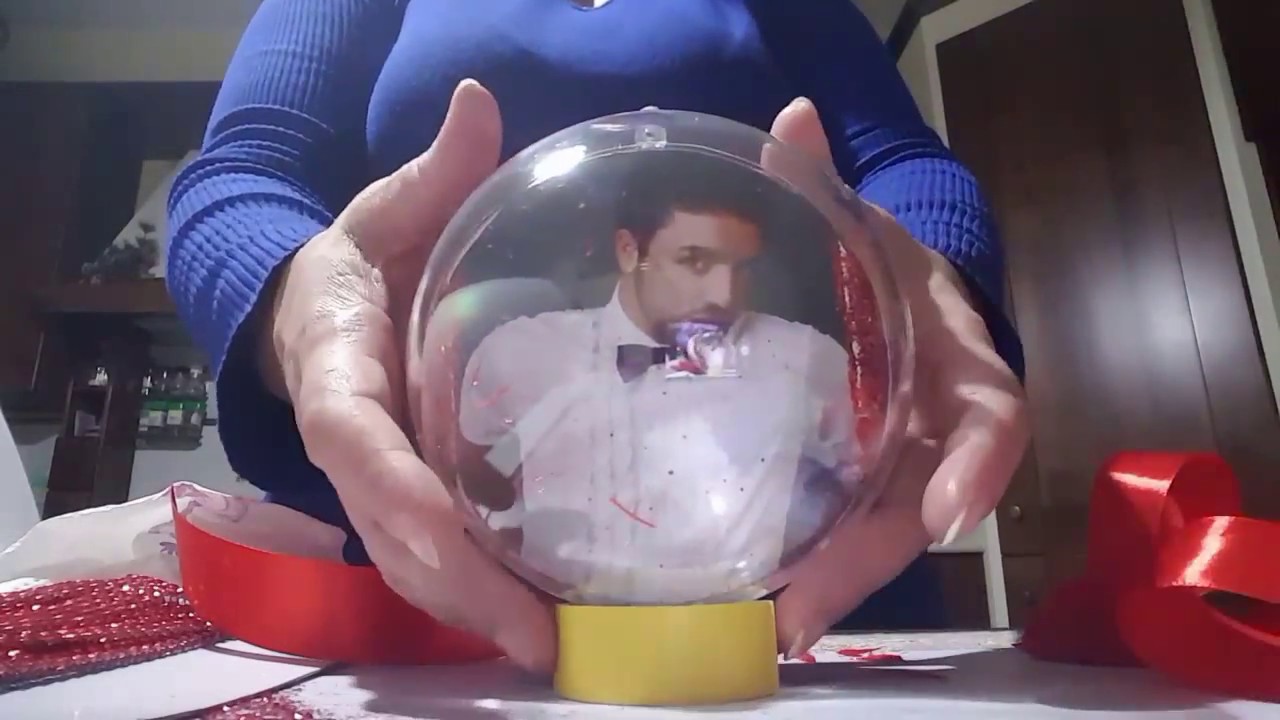 Tutorial Pallina di Natale personalizzata con foto x Alex Puca