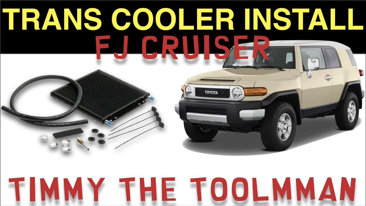 Установка охладителя трансмиссии (Toyota FJ Cruiser)