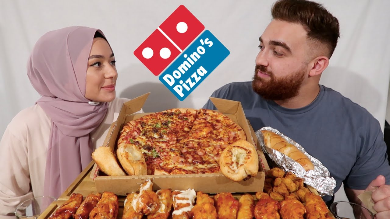 DOMINOS PIZZA MUKBANG