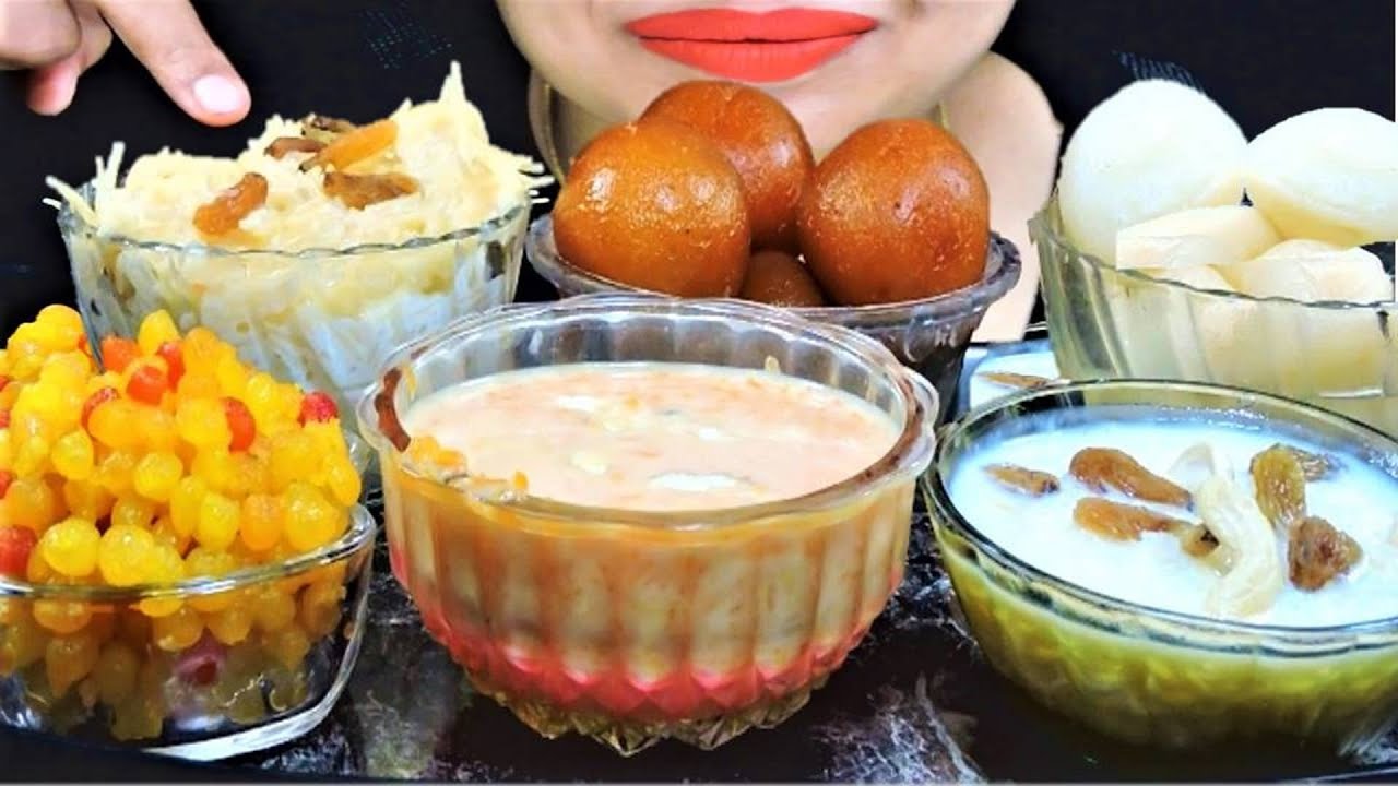 #MUKBANG EATING HOMEMADE INDIAN TRADITIONAL SWEETS/DESSERT EATING SHOW #ASMR #FOODEATINGVIDEOS