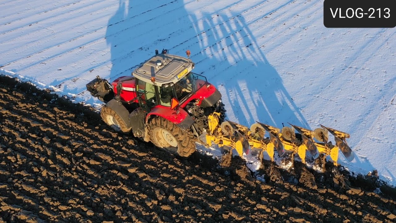 FARMVLOG #213 ploegen in de sneeuw