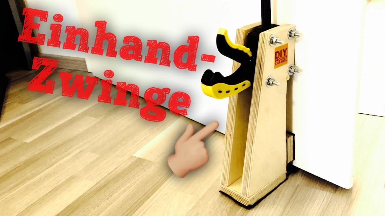 Einhandzwinge anders eingesetzt 😀 | This clamp ist very special!