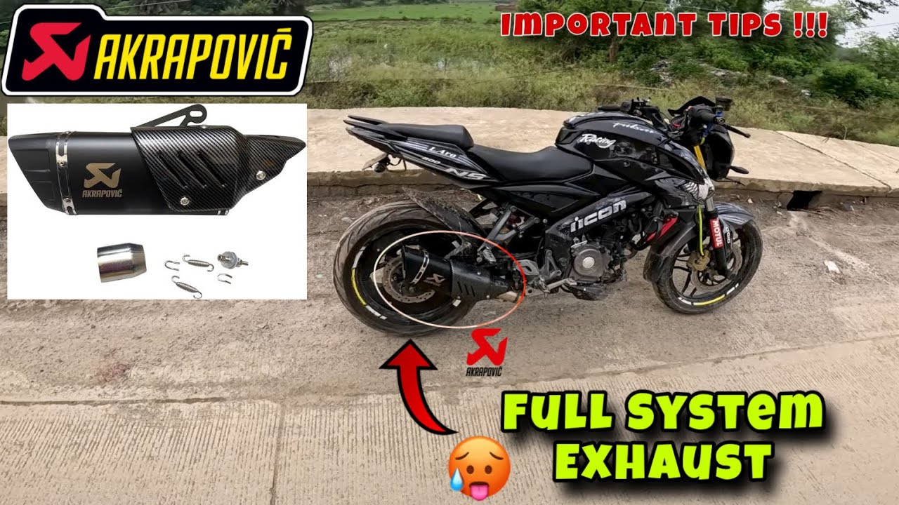 Akrapovic Exhaust in Ns200 BS4⚡| Police Ko Draa Diyaa 🤣 Sound se .