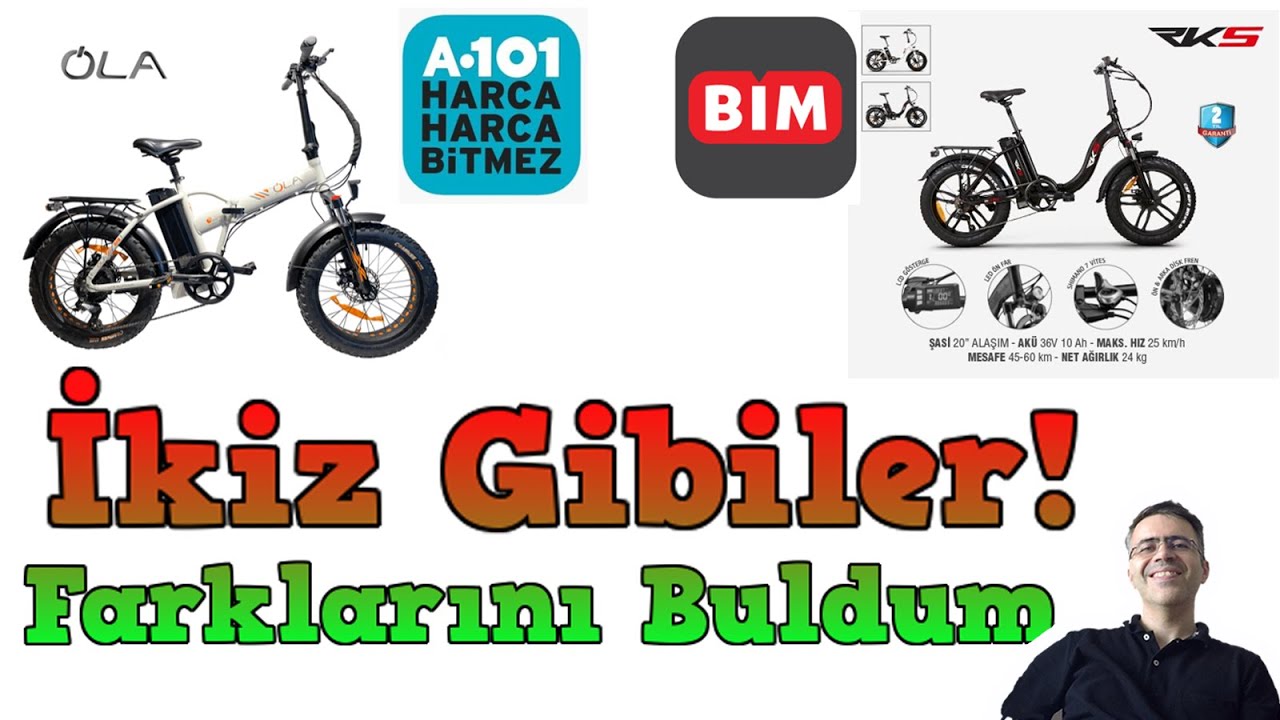 BİM'DEKİ RKS X PRO ve A101'DEKİ OLA ELEKTRİKLİ BİSİKLETİN FARKLARI