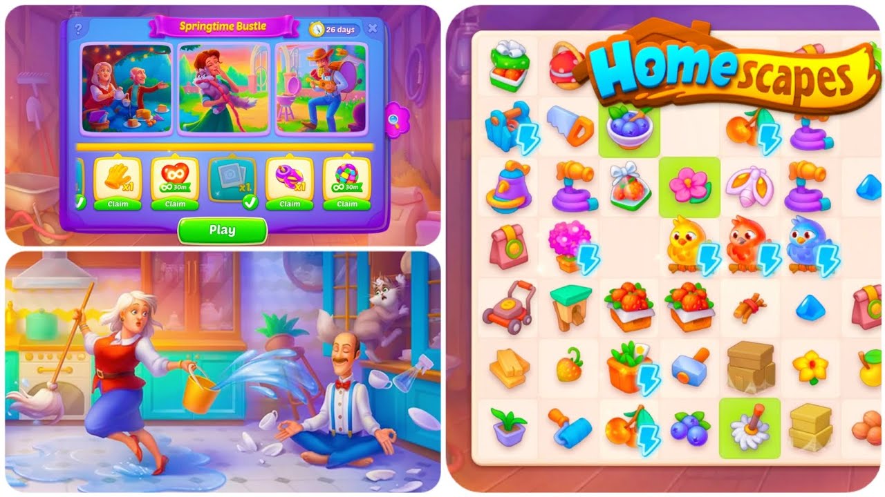 Springtime Bustle - Homescapes New Merge Event | Photo Album