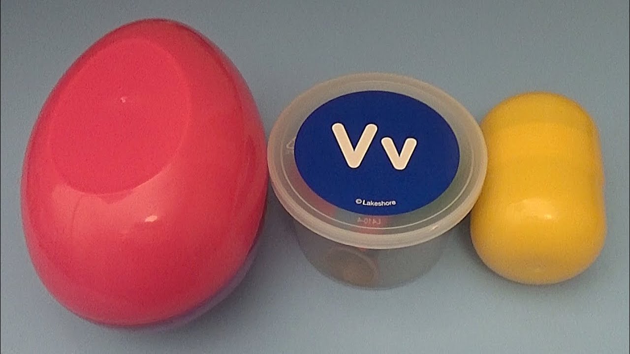 Disney Cars Surprise Egg Learn-A-Letter!  Spelling Words that Start with the Letter V!