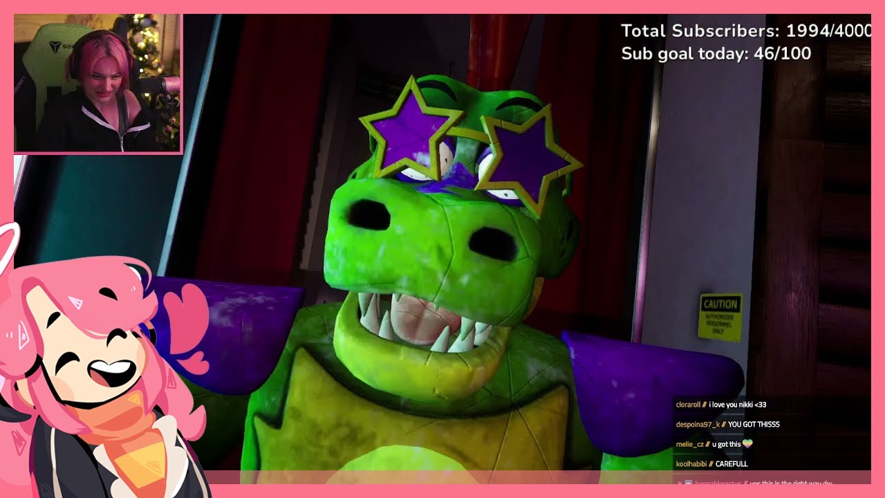 Easily scared person plays FNAF ( FNAF: Security Breach w/ Nihachu )
