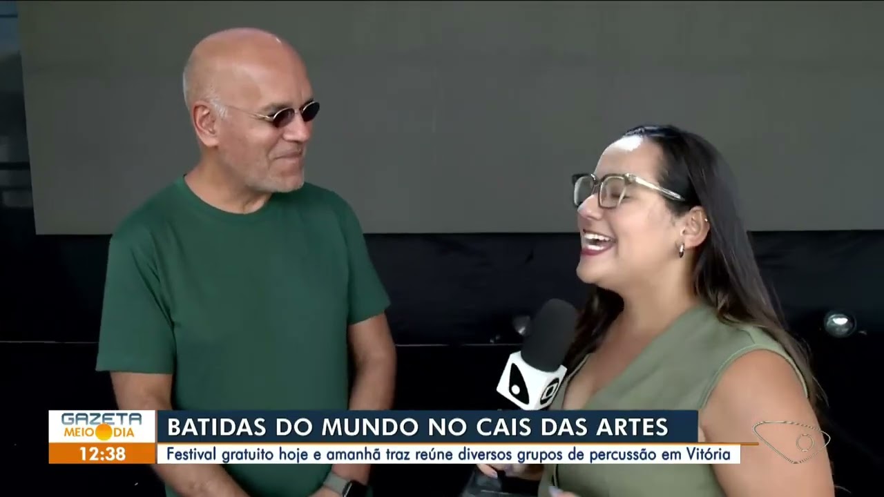 Festival Batidas do Mundo - Entrevista com Marcos Suzano e Negadezza