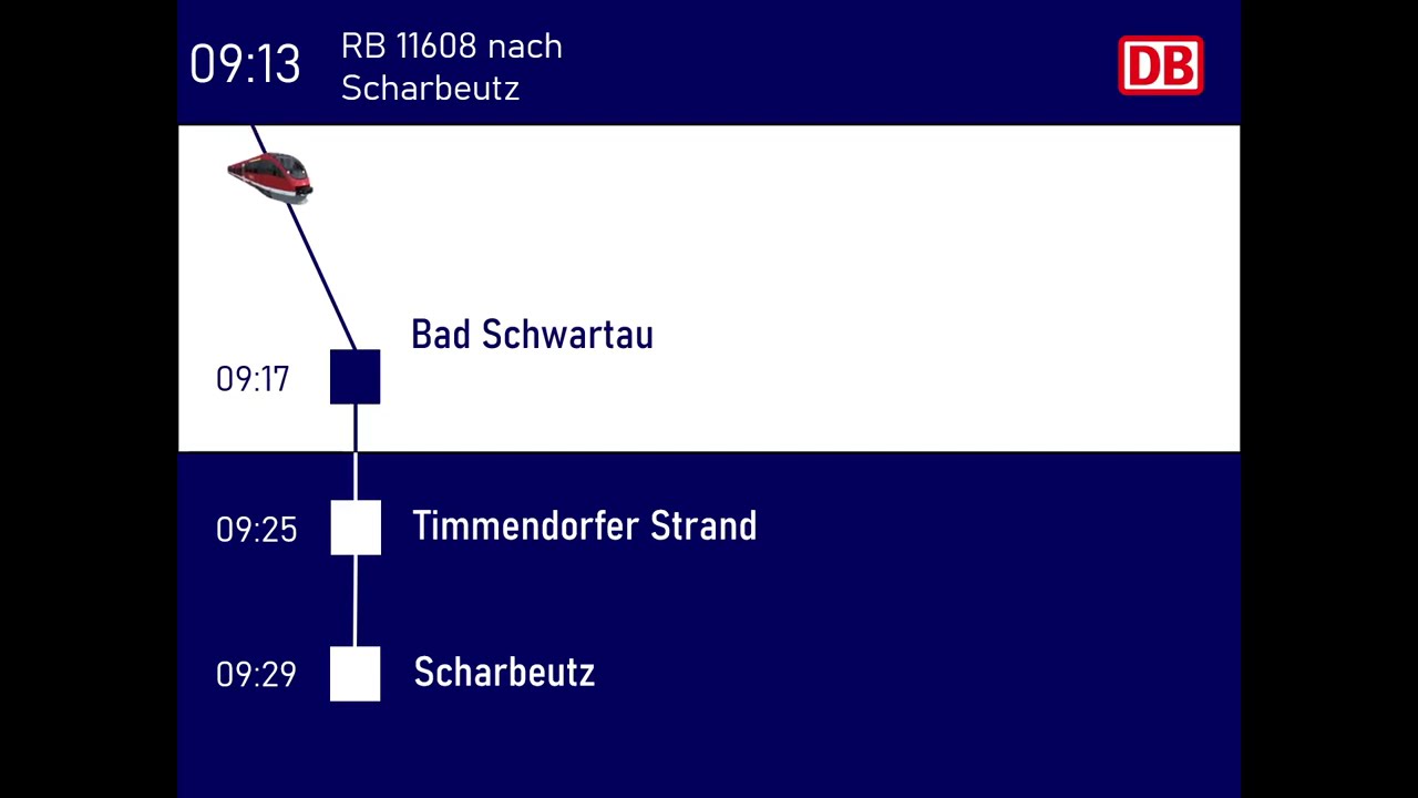 DB Regio SH | Ansagen RB85 (Lübeck Hbf - Scharbeutz) - Baustellen-Spezial