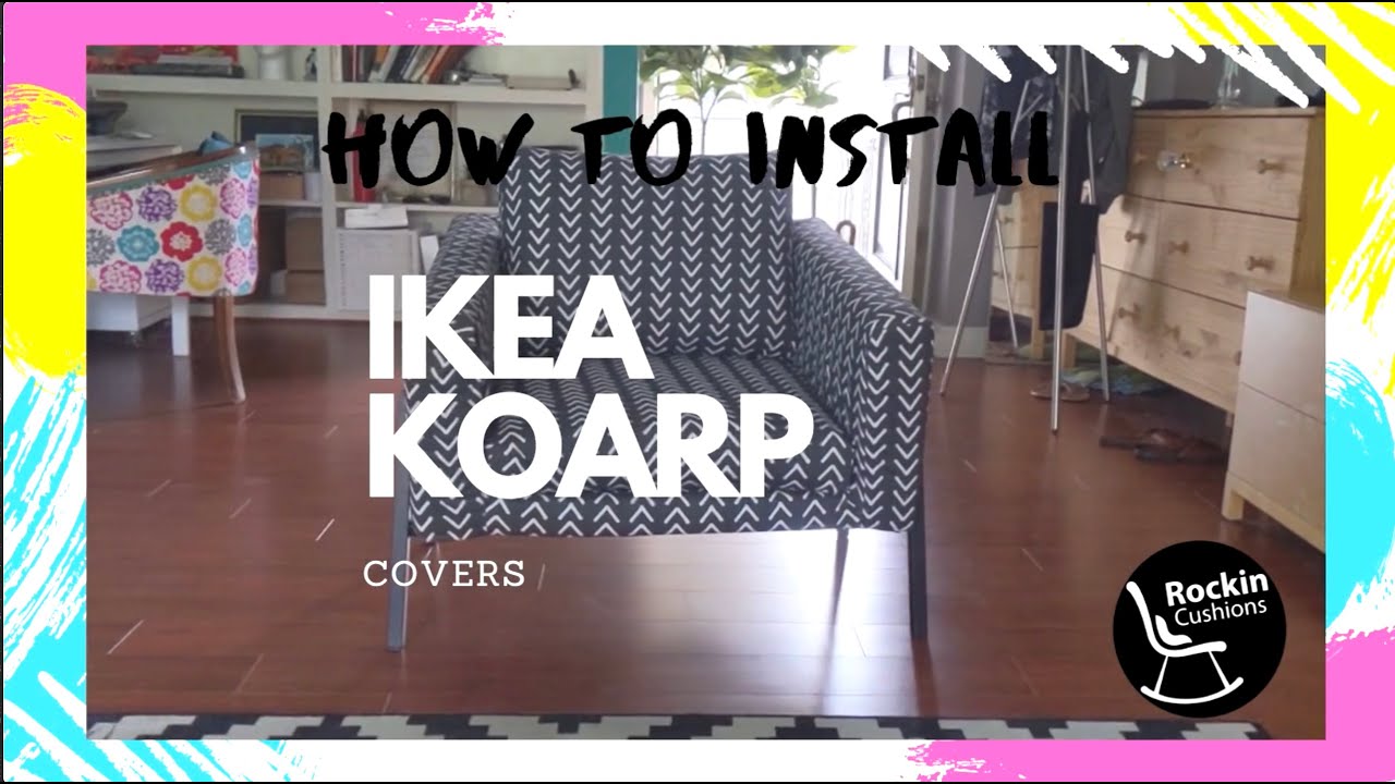 How to install your IKEA Koarp cushions - Rockin Cushions