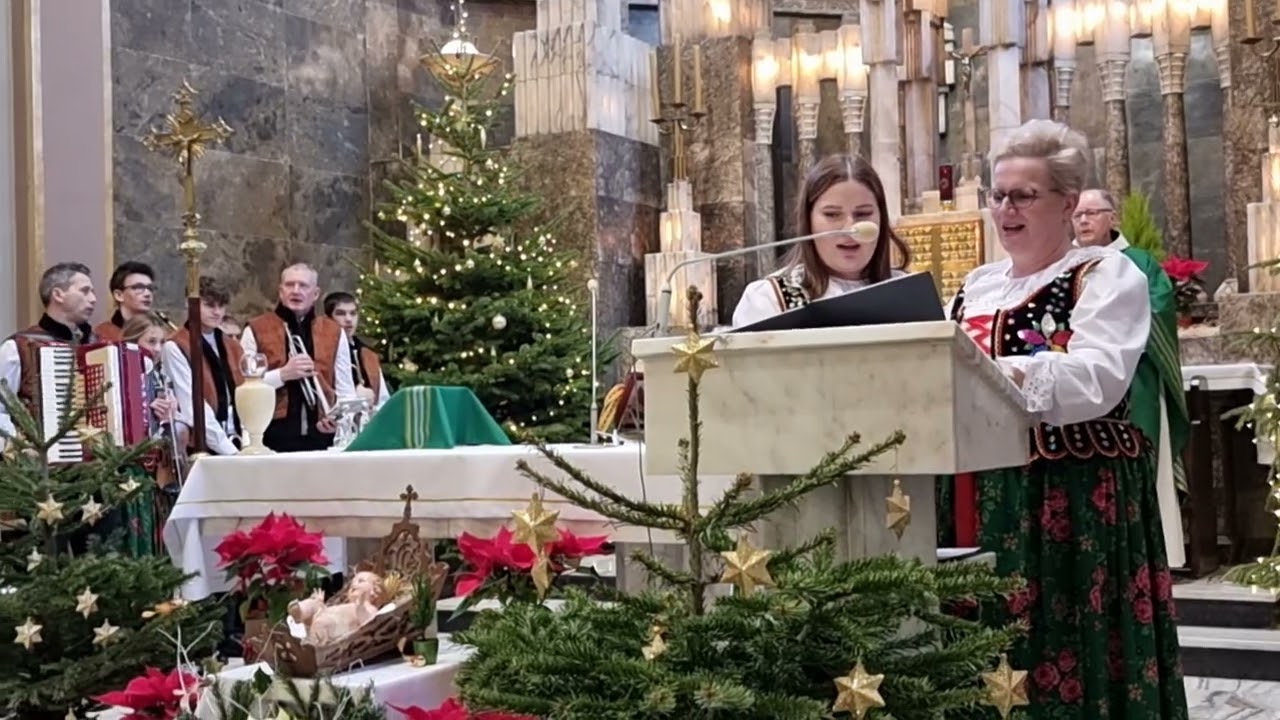 Liturgia Słowa, czytanie Tomasz Piaskowy, Wiktoria Fiejtek, śpiew Wiktoria i Stanisława Fiejtek