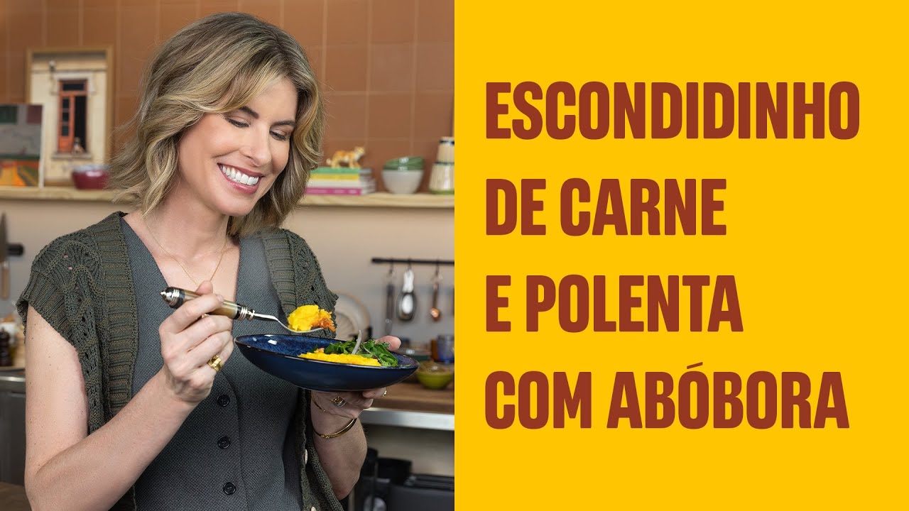 Escondidinho de carne e polenta com abóbora