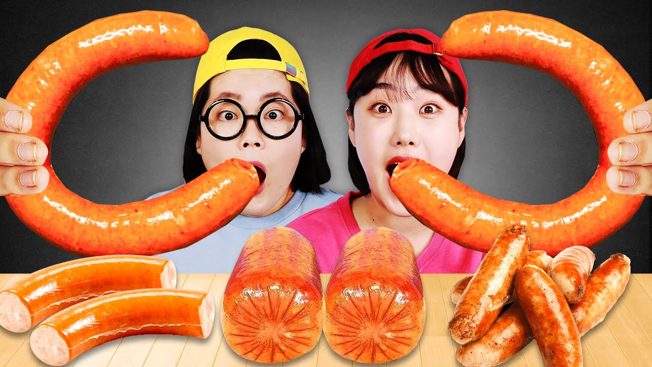 Mukbang Kielbasa Sausage Challenge 킬바사 소시지 챌린지 Yamyam 얌얌