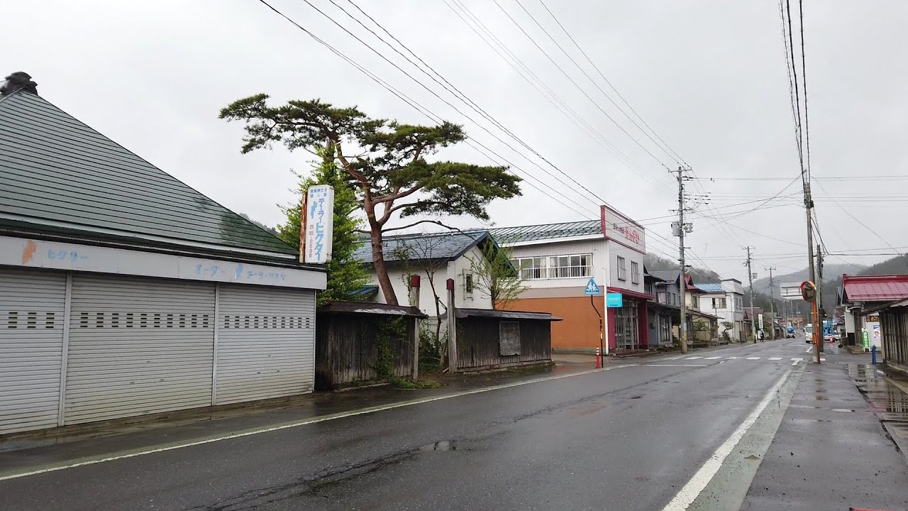 白河街道　福良宿（福島県郡山市湖南町福良）