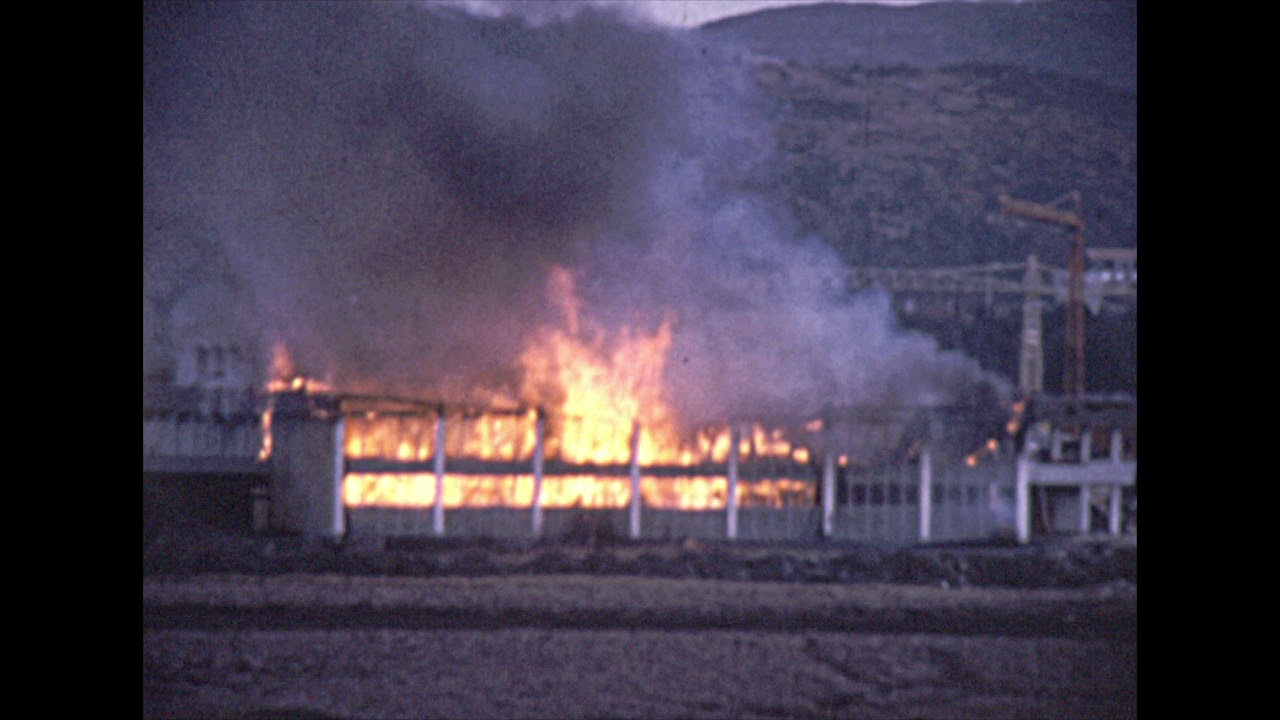 Brann i Haraldshallen 27  november 1968 Idar Alfred Johannessen