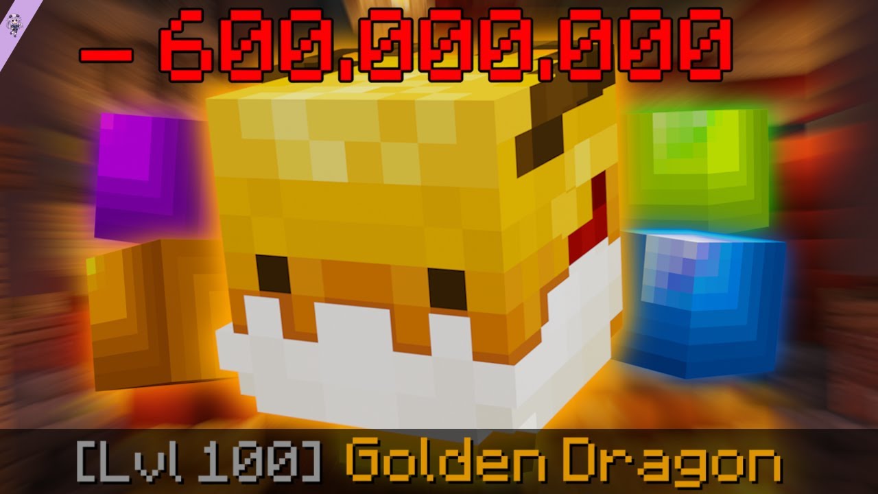 OBTAINING The LEGENDARY GOLDEN DRAGON PET!! - Hypixel Skyblock (Funny Moments)
