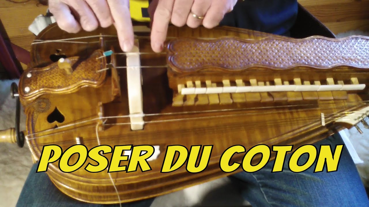 🔴 Changer le coton sur les cordes de vielle, Hurdy Gurdy School hors série #1