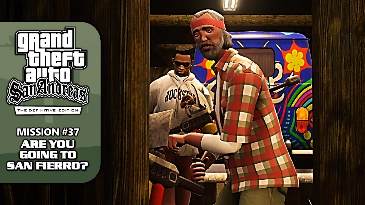GTA SA (Definitive Edition) [100% Walkthrough] - Mission #37: Are you going to San Fierro?