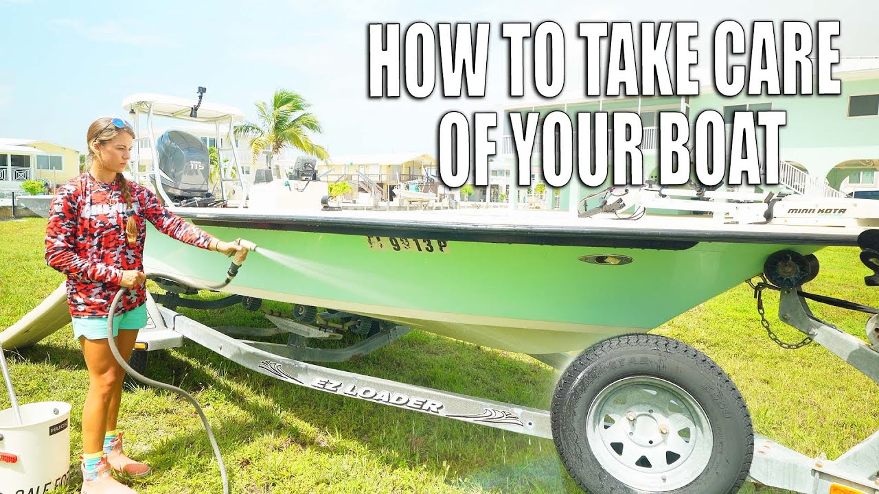HOW TO CLEAN & MAINTAIN YOUR BOAT - The right way!
