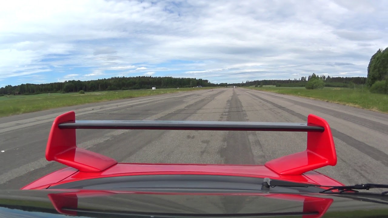3000GT Bj&ouml;rkvikring aborted run (rear view)