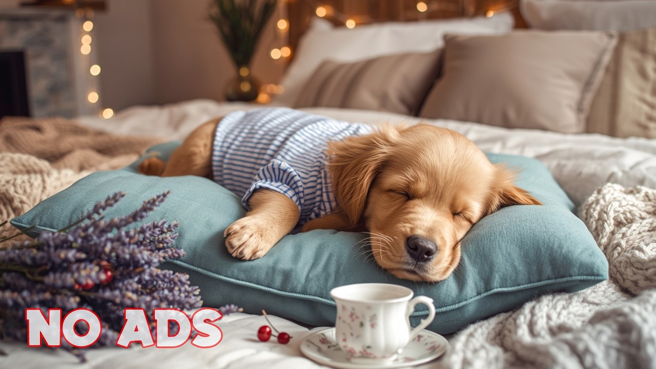 12 Hours of Relaxing Music for Dogs 🏠 Bringing Puppy Home Calm 🐾 Soft Sleep 🌙 No Ads