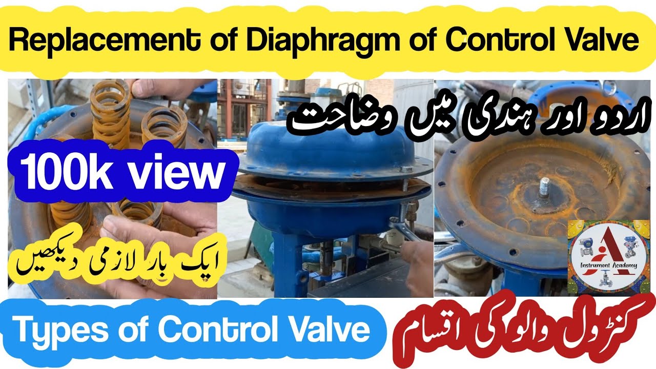How to replace/repair diaphragm of a Control Valve |Calibration of Control Valve |Flyger FCS-S DN-50