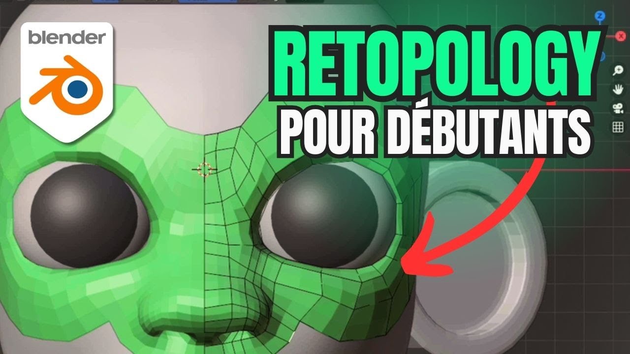 Comment faire la Retopology FACILEMENT sur Blender 3D?