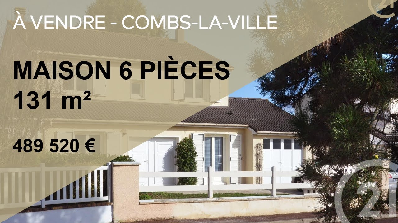 Maison à vendre 6 pièces 131m² - Combs la ville, Île de France (77) - Century 21 Optimmo