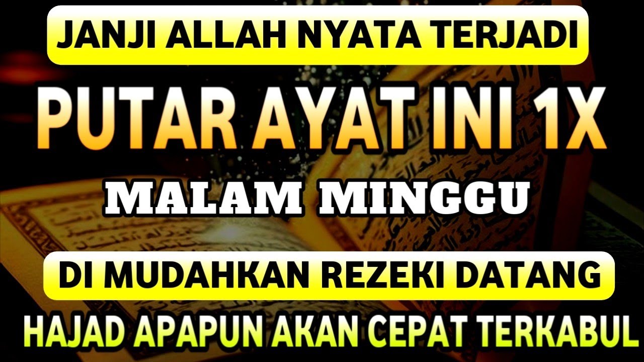 Bacaan Dahsyat! Satu Kali Putar Bisa Datangkan Kekayaan