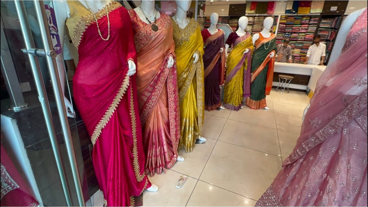 Bangalore exclusive Fancy designer sarees ||Siddhi Silks|| Single piece courier available