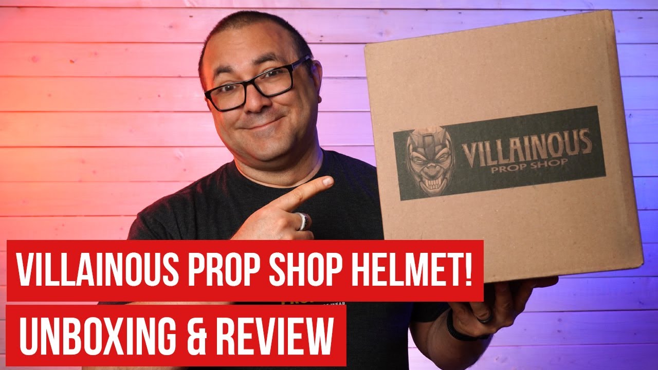 Villainous Prop Shop Red Hood Helmet | Unboxing and Review