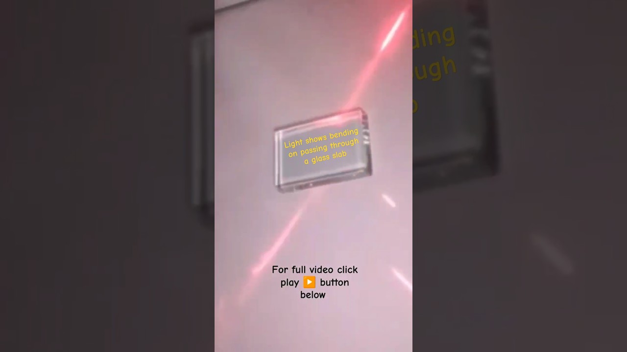 Refraction through glass slab 