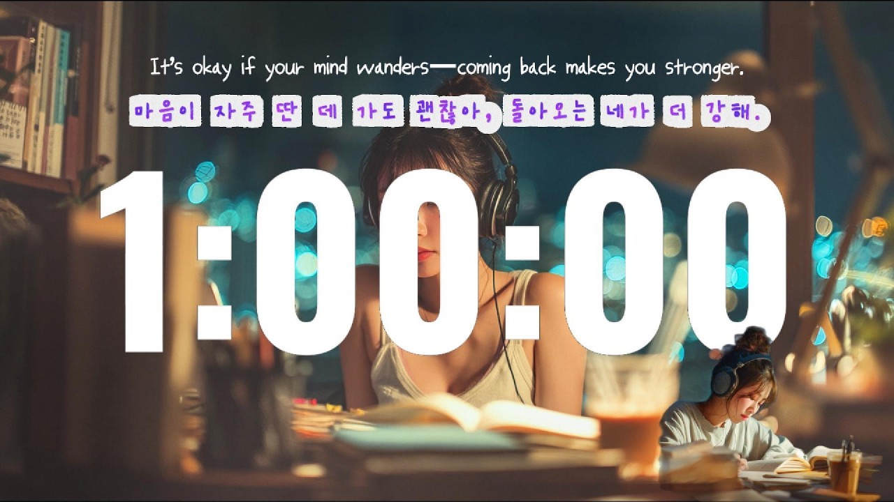 26.02.10 | 집중 Lo-fi | 1H | 흐린 아침, 마음 정돈