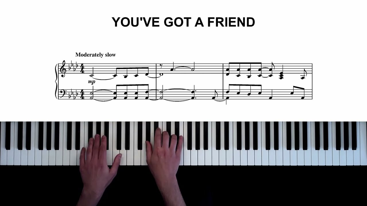 Carole King - You've Got a Friend | Piano Arrangement
