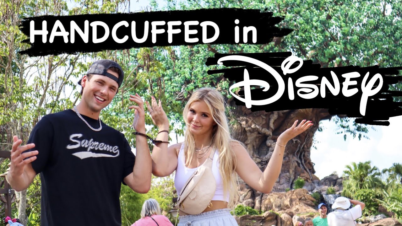 HANDCUFFED to my CRUSH in DISNEY WORLD!! (WASNT EXPECTING THIS)