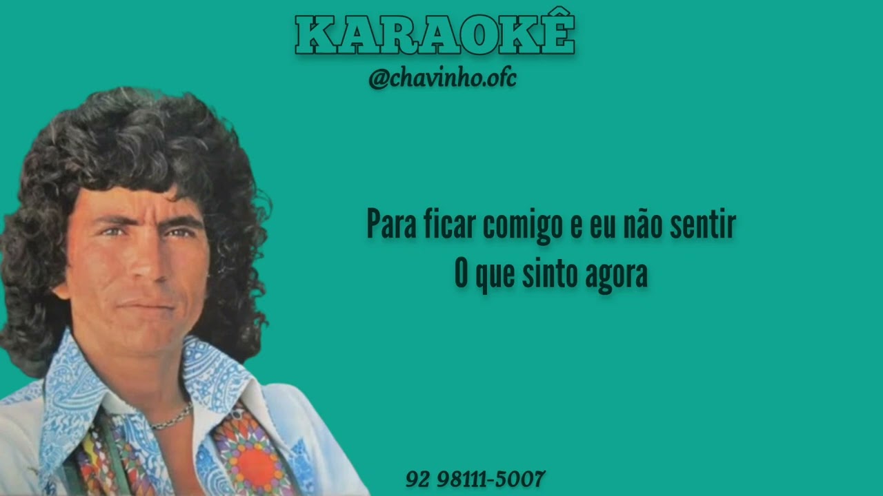 BARTÔ GALENO - SEJA O QUE FOR = KARAOKÊ (Playback Original) com backing-vocal