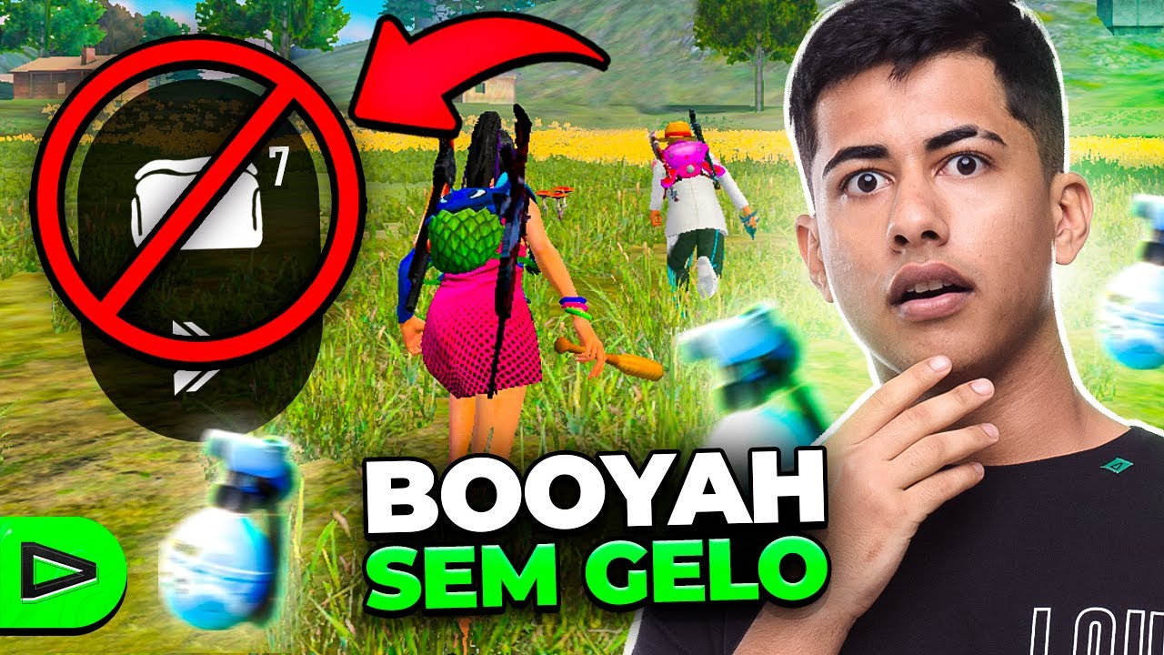 SÓ NO ABERTO?! JOGAMOS SEM PODER USAR GELO NO FREE FIRE!!