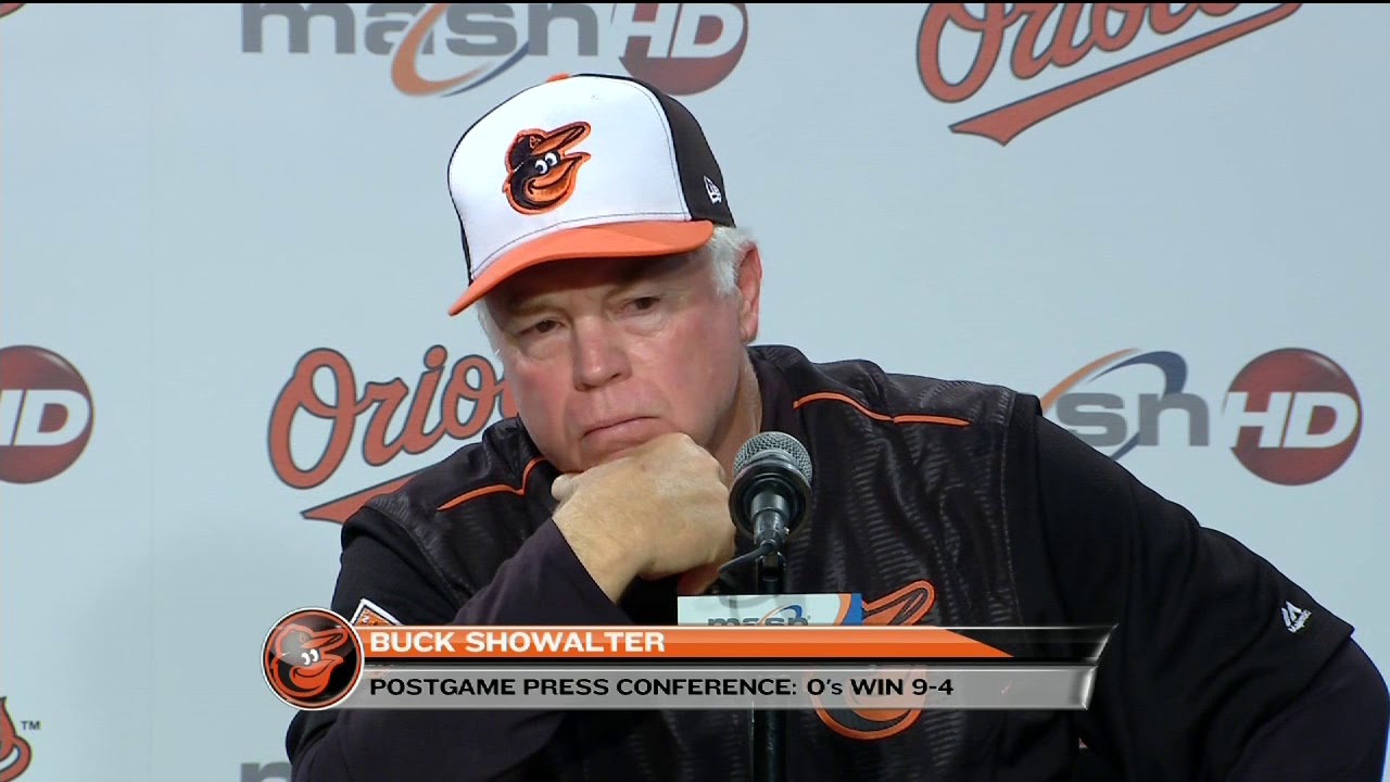 Buck Showalter after 9-4 win