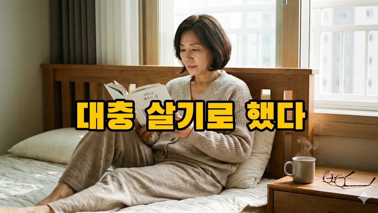 대충 살기로 했다#열심히살기의함정 #완벽주의버리기 #비교하지않는삶 #남의시선신경끄기 #내려놓기
