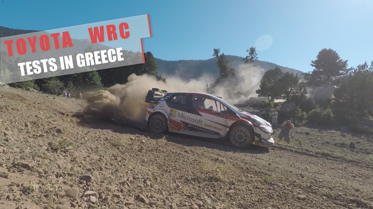 Toyota WRC Test in Greece | Kris Meeke at Karoutes