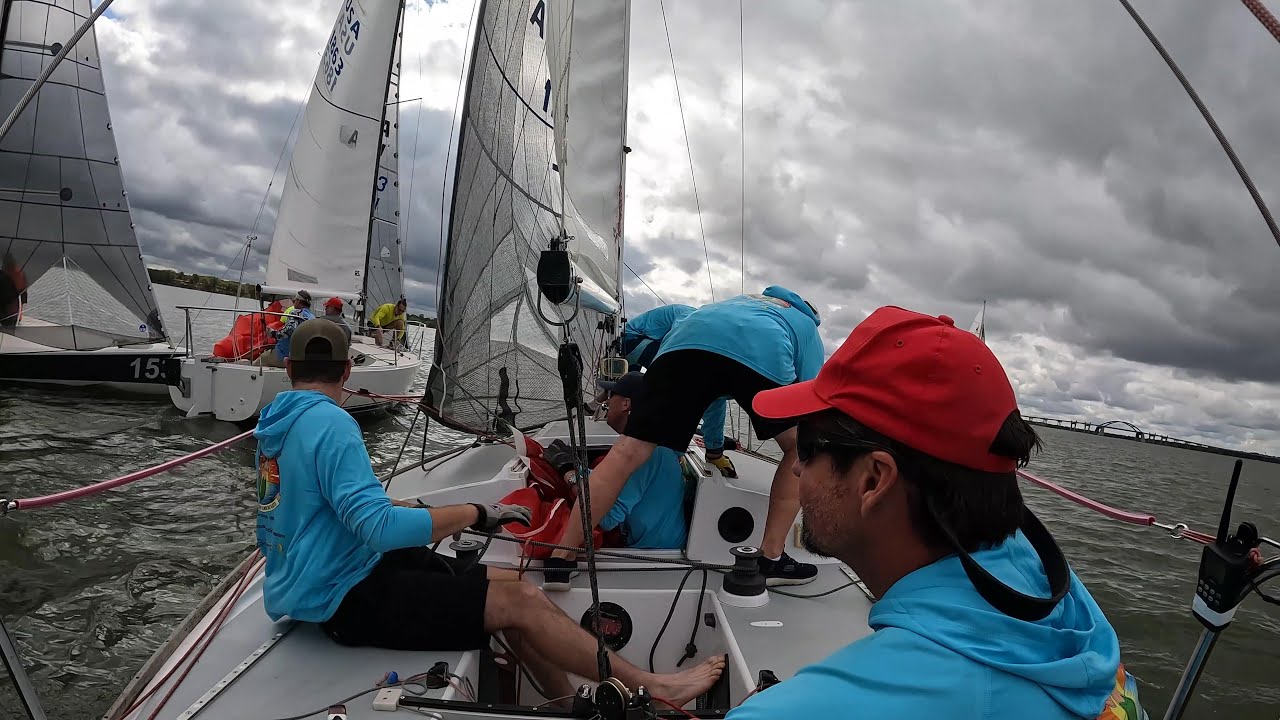J24 Racing, регата Terlingua in Exile, тактика гонки 2, общение на борту. #парусныйспорт #регата