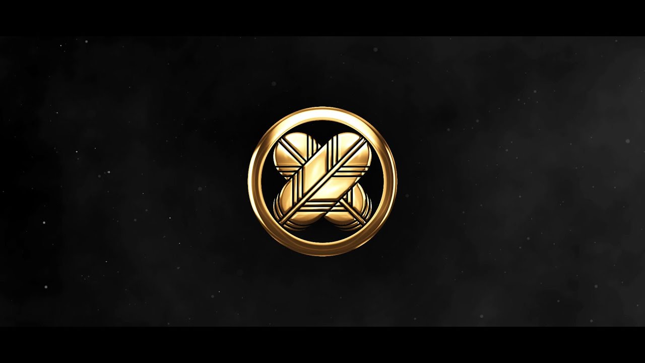 家紋 Come on in! GOLD 01  中輪に違い鷹の羽