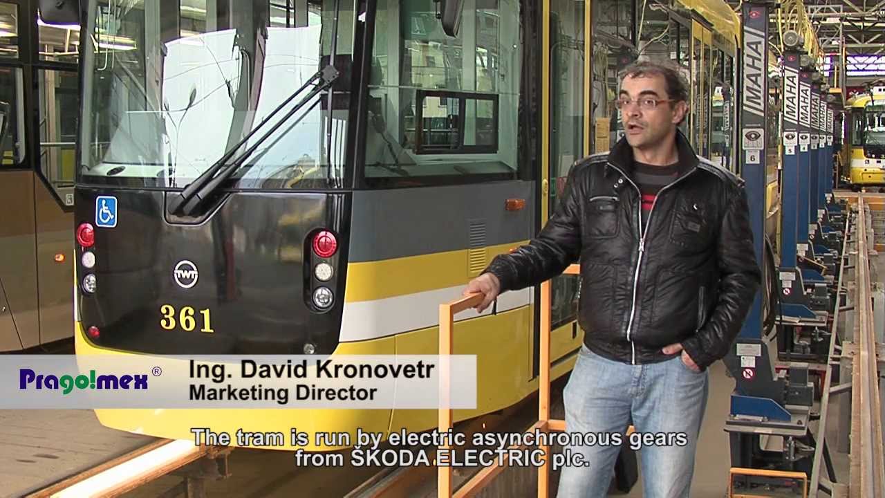 Bidirectional tramway VarioLF2/2 IN  from czech company PRAGOIMEX