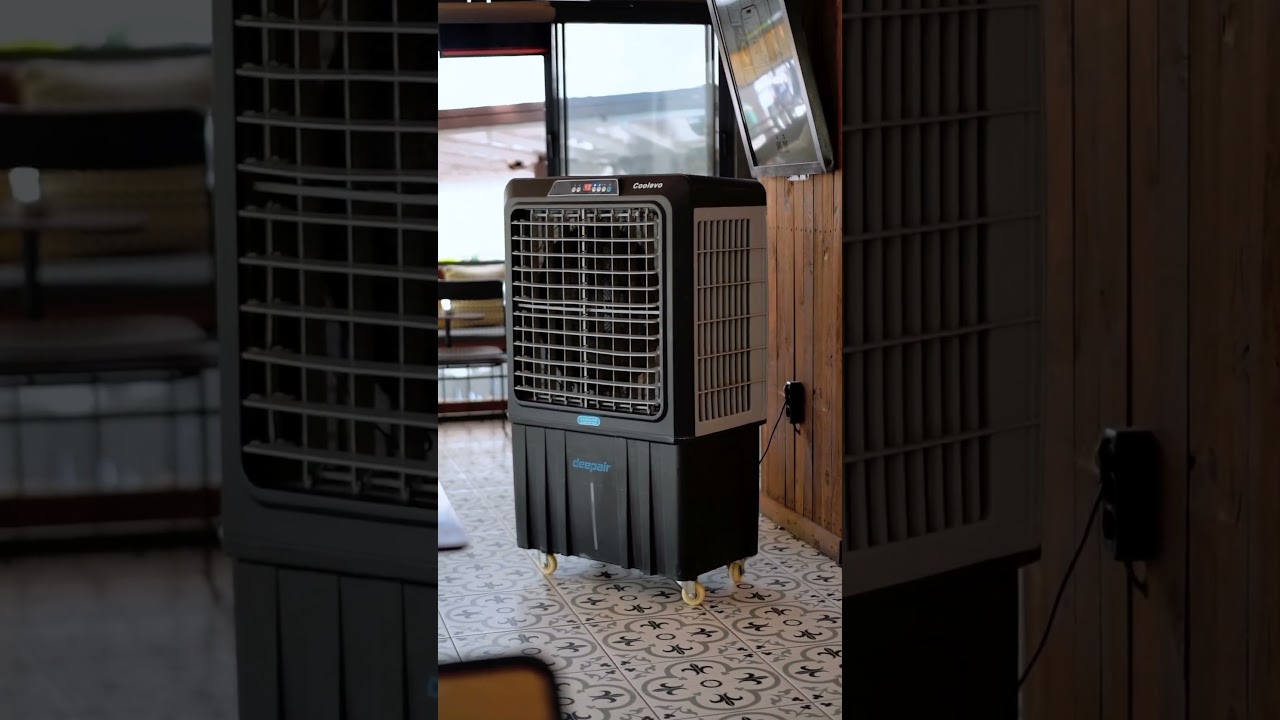 Optimal comfort with the Coolevo 🌬️ portable evaporative air cooler | deepair | T&uuml;rkiye.